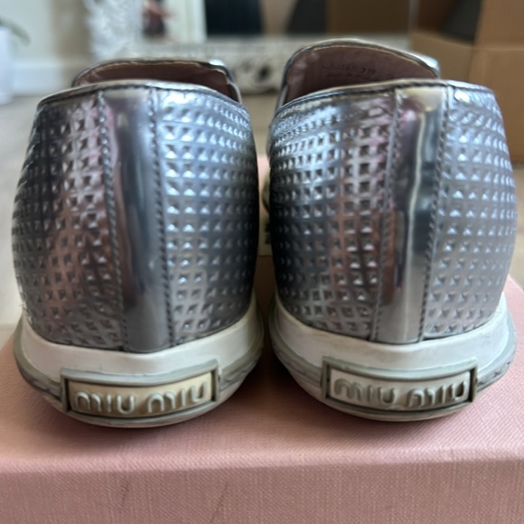 Miu Miu Calzature Donna metallic silver size 37 - Picture 4 of 8